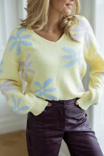 Sweater Fluffy flower | Studio Poespas