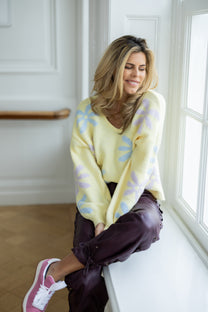 Sweater Fluffy flower | Studio Poespas