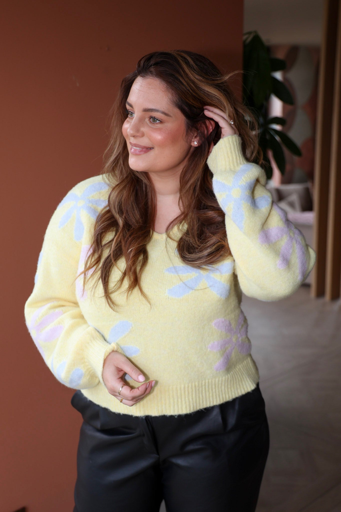 Sweater Fluffy flower | Studio Poespas