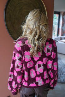 PRE-ORDER: Sweater Sparklin' Leopard | Studio Poespas