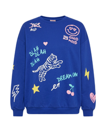 Sweater Dream on | Blue | Studio Poespas