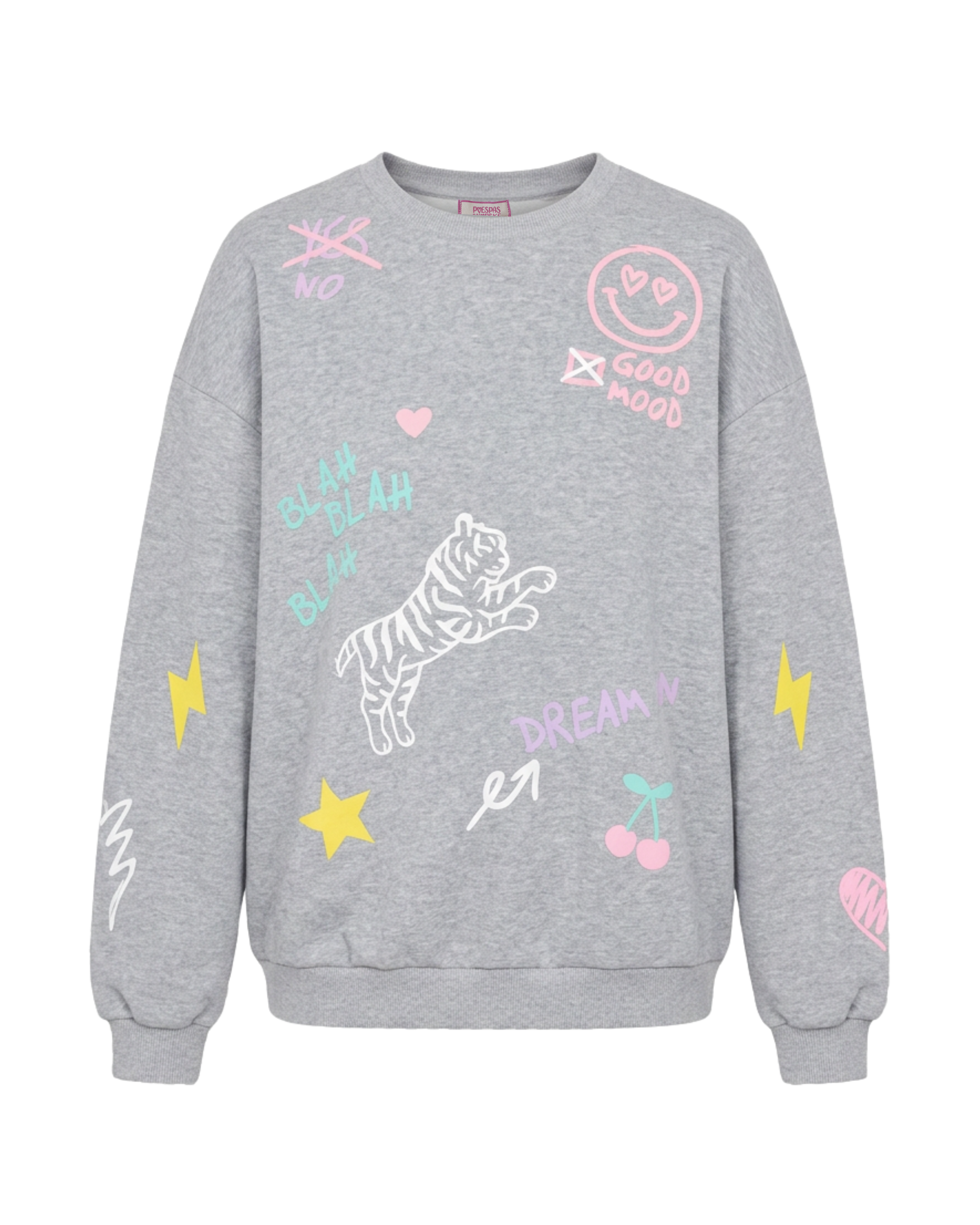 Sweater Dream on | Grey | Studio Poespas