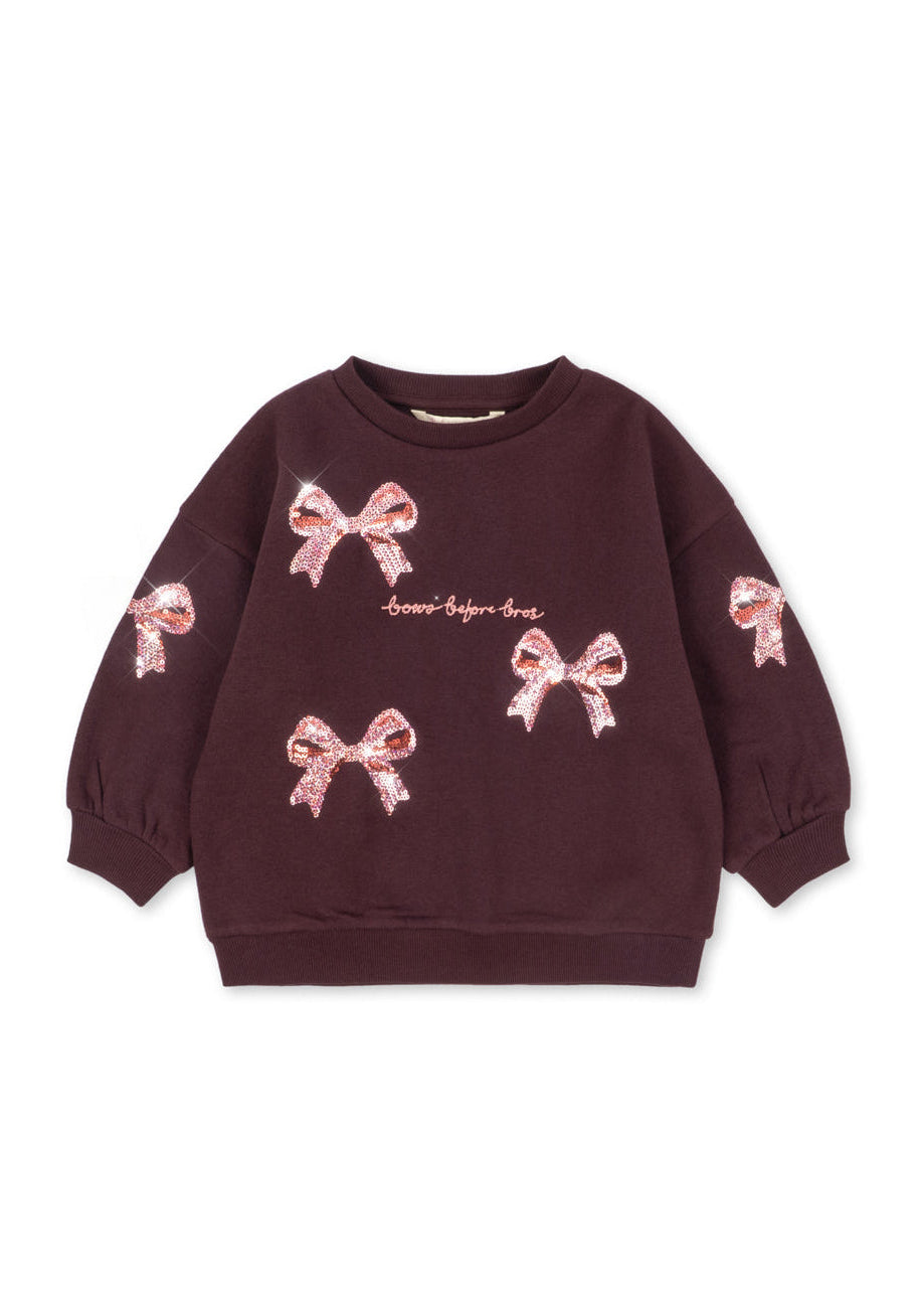 Sweater Lou Bow | Decadent Chocolate | Konges Sløjd