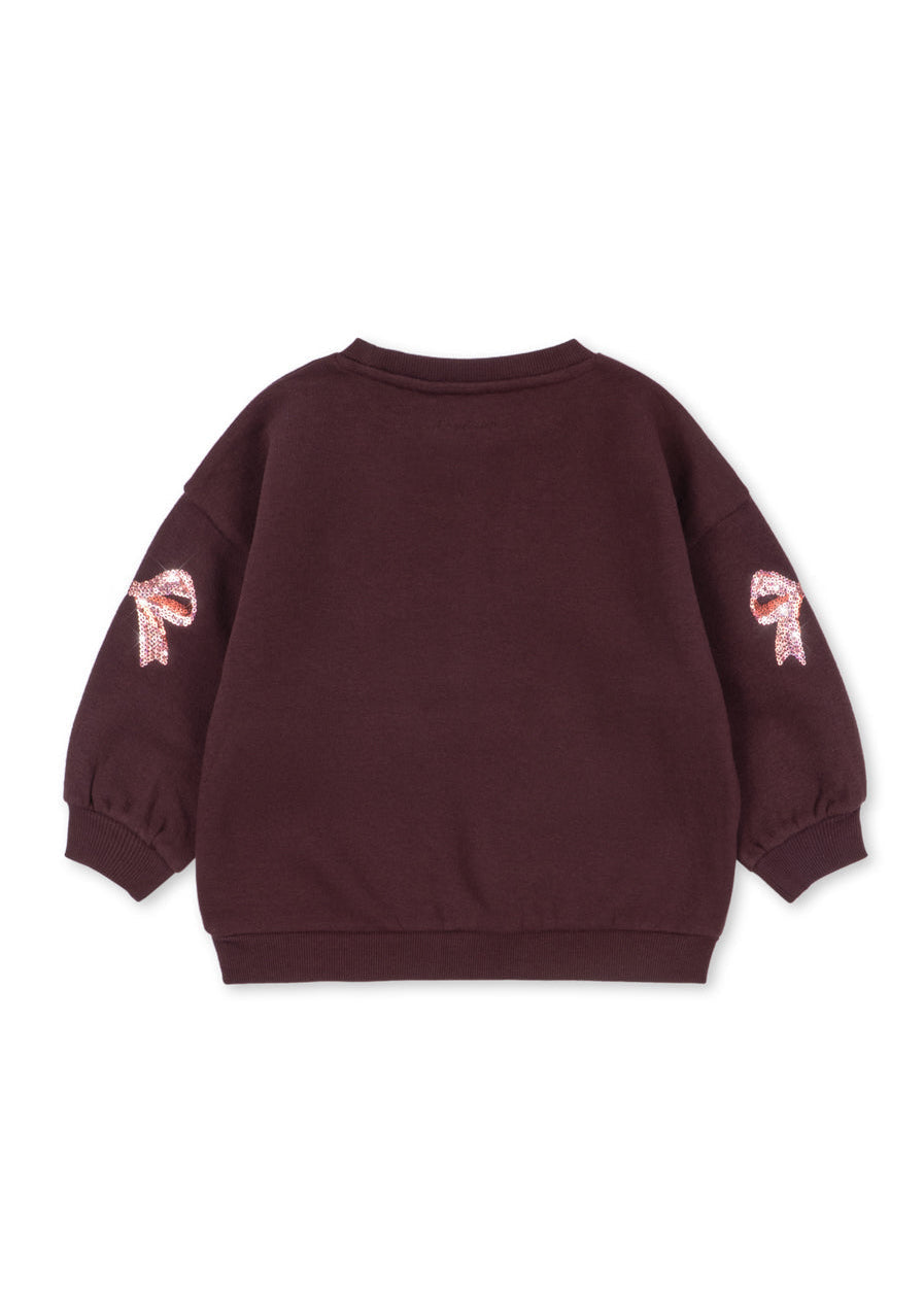 Sweater Lou Bow | Decadent Chocolate | Konges Sløjd