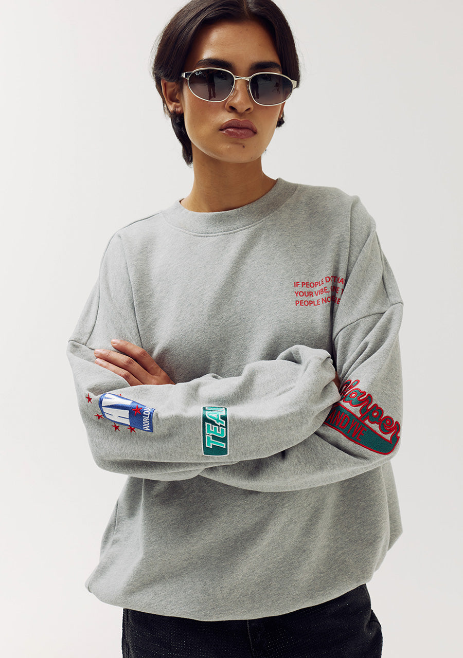 Sweater Yara | Grey Melee | Harper & Yve