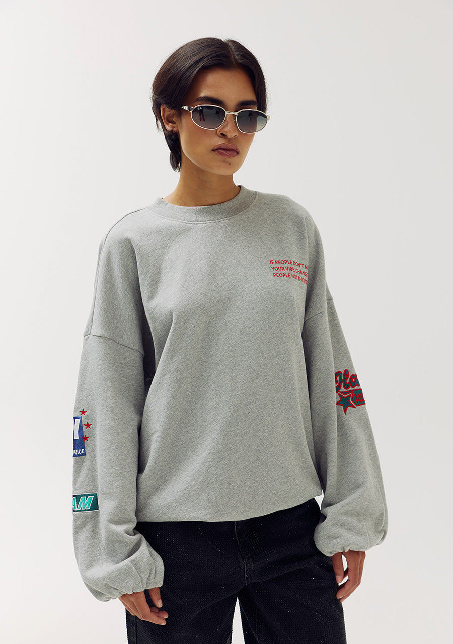 Sweater Yara | Grey Melee | Harper & Yve