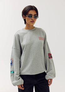 Sweater Yara | Grey Melee | Harper & Yve