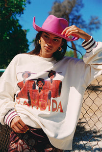 Sweater bandida | Ecru | Harper & Yve