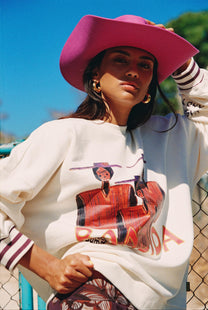 Sweater bandida | Ecru | Harper & Yve