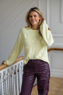 Sweater lovely hearts | Studio Poespas