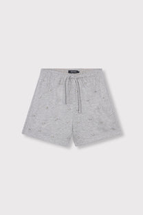 Sweat short Alice | Light grey | Refined Department