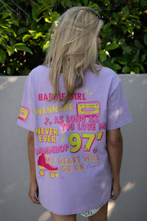 PRE-ORDER: Shirt Back 2 the 90's | Purple | Studio Poespas
