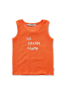 Tanktop boys orange | Orange sprint | Sproet & Sprout