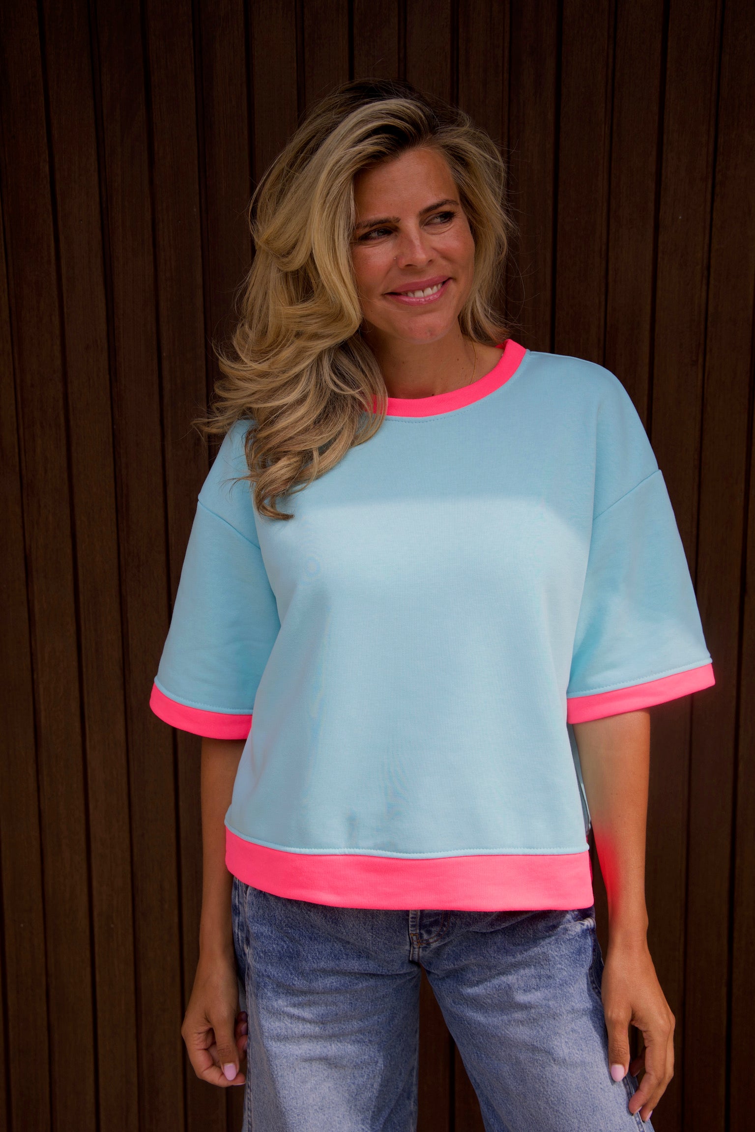 T-shirt NoMatcha | Turquoise | Studio Poespas