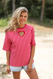 T-shirt Pippa | Rood