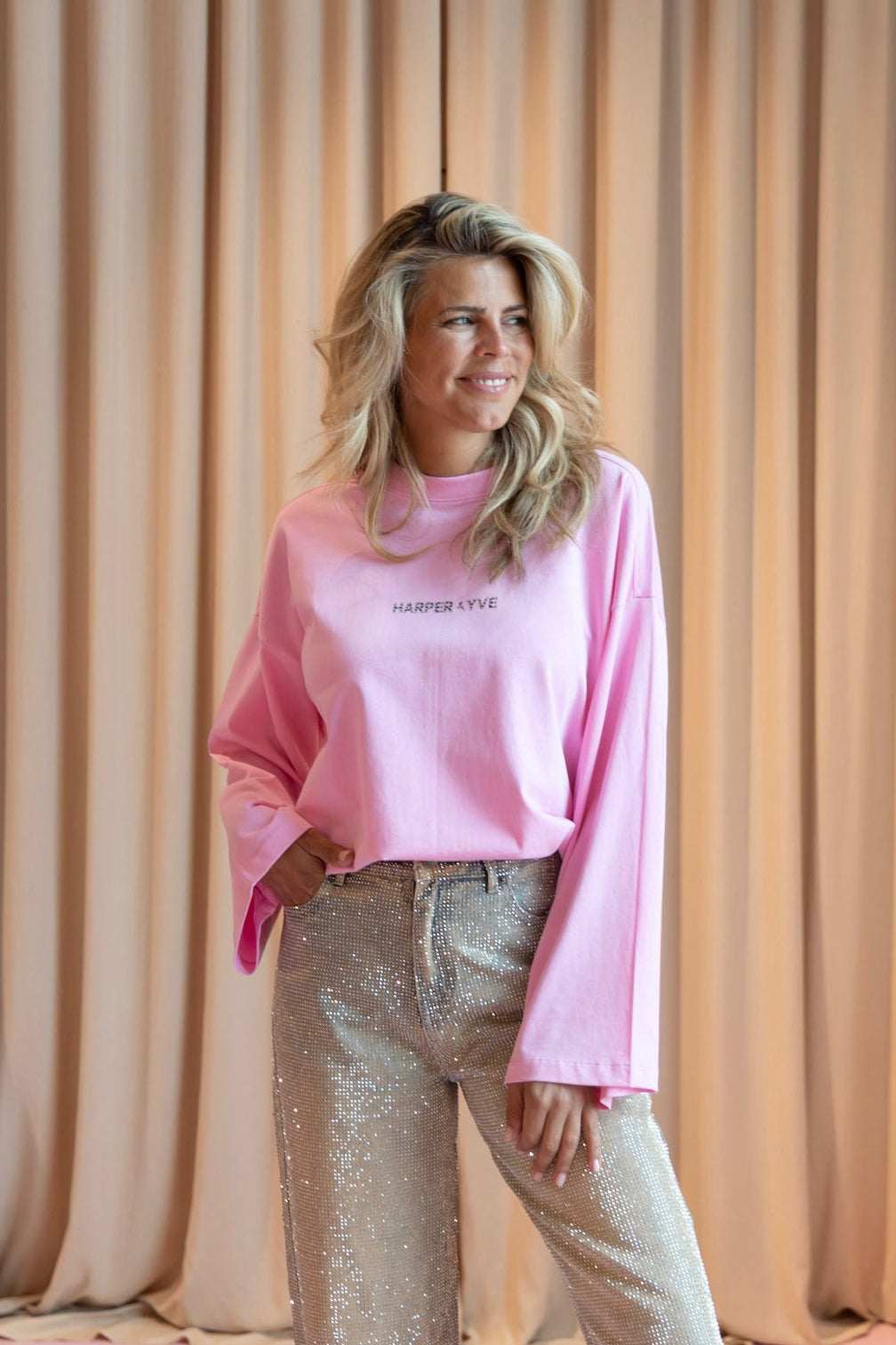 Longsleeve Tommy | Blush Pink | Harper & Yve