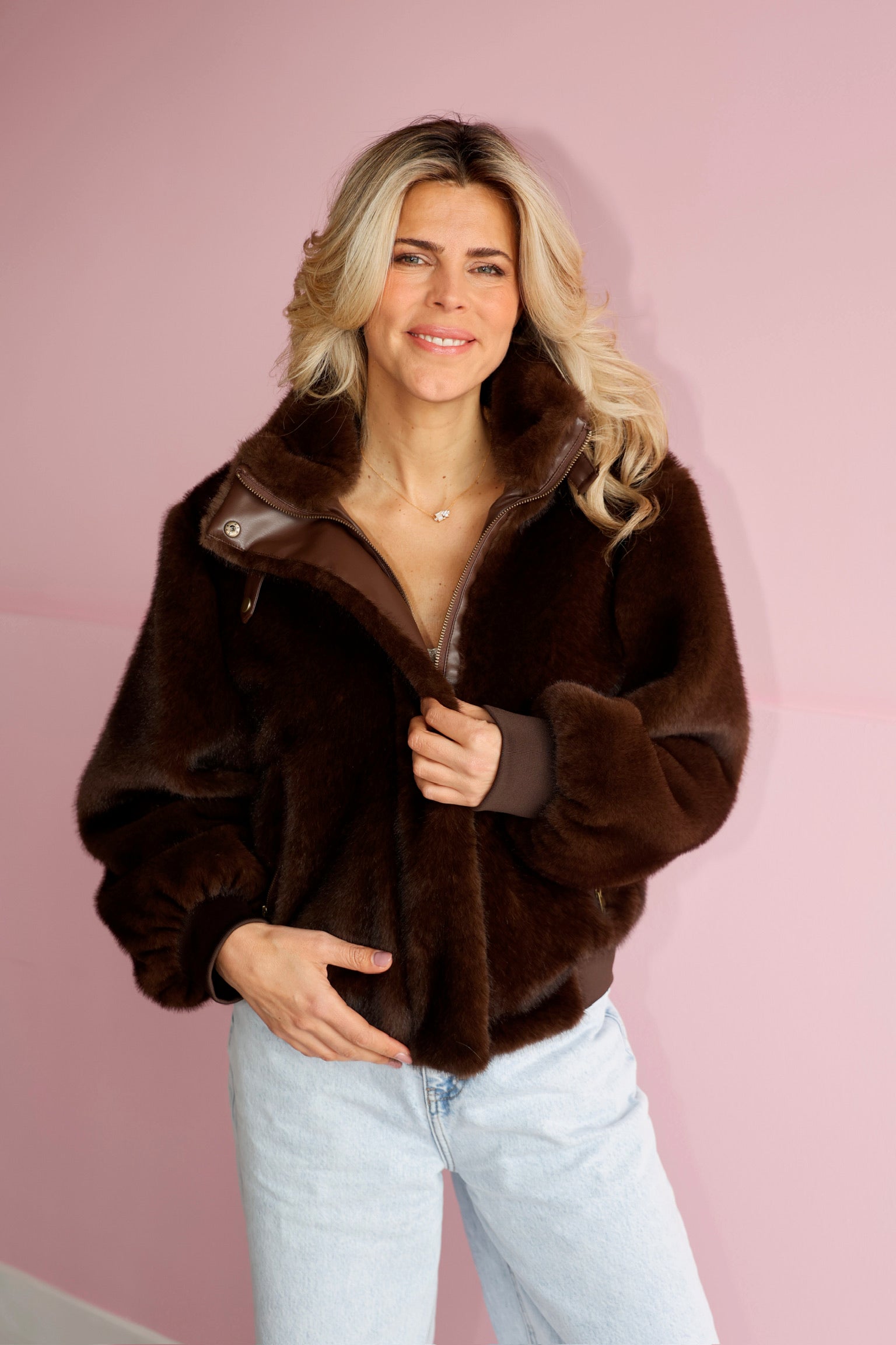Jacket Tala | Brown | Amaya Amsterdam
