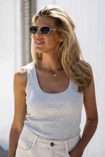 Tanktop Tiff | Grey | Studio Poespas