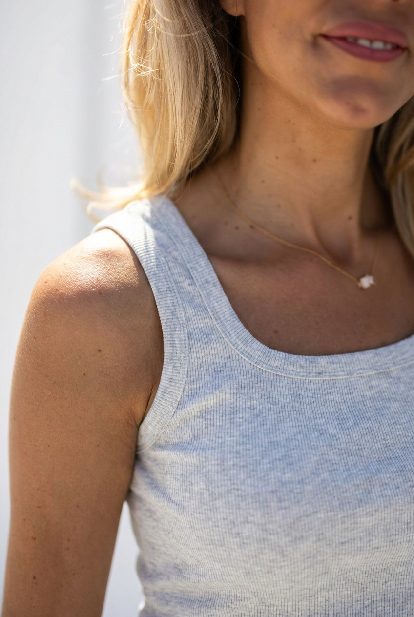 Tanktop Tiff | Grey | Studio Poespas