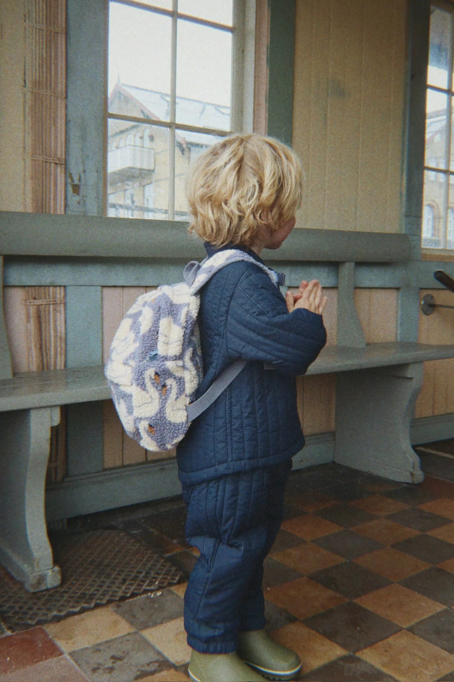 Teddy backpack Jody | Swan | Konges Slojd