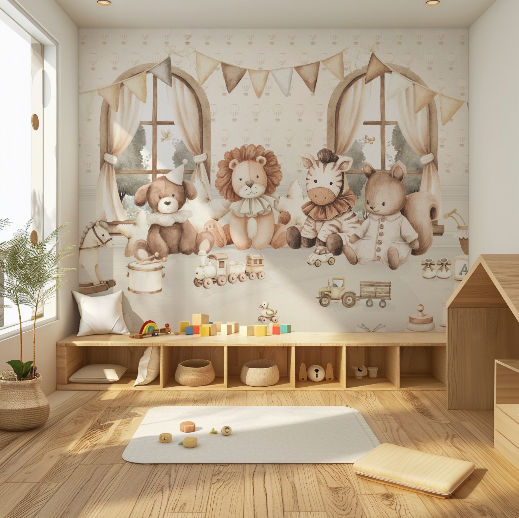 Behang Teddyberen