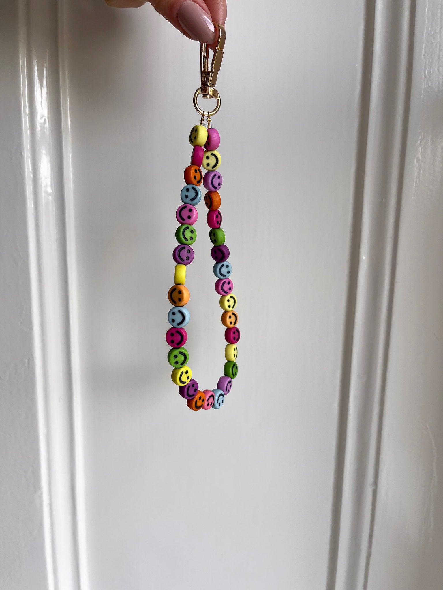 Telefoonkoord smiley | Colourful | Studio Poespas