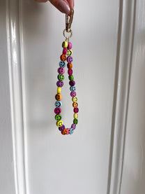 Telefoonkoord smiley | Colourful | Studio Poespas