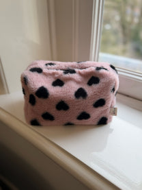 Toilettas hearts | Pink/black