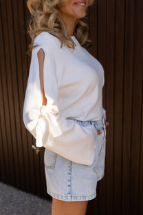 Top Bow Blanche | Studio Poespas