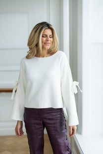 Top Bow Blanche | Studio Poespas