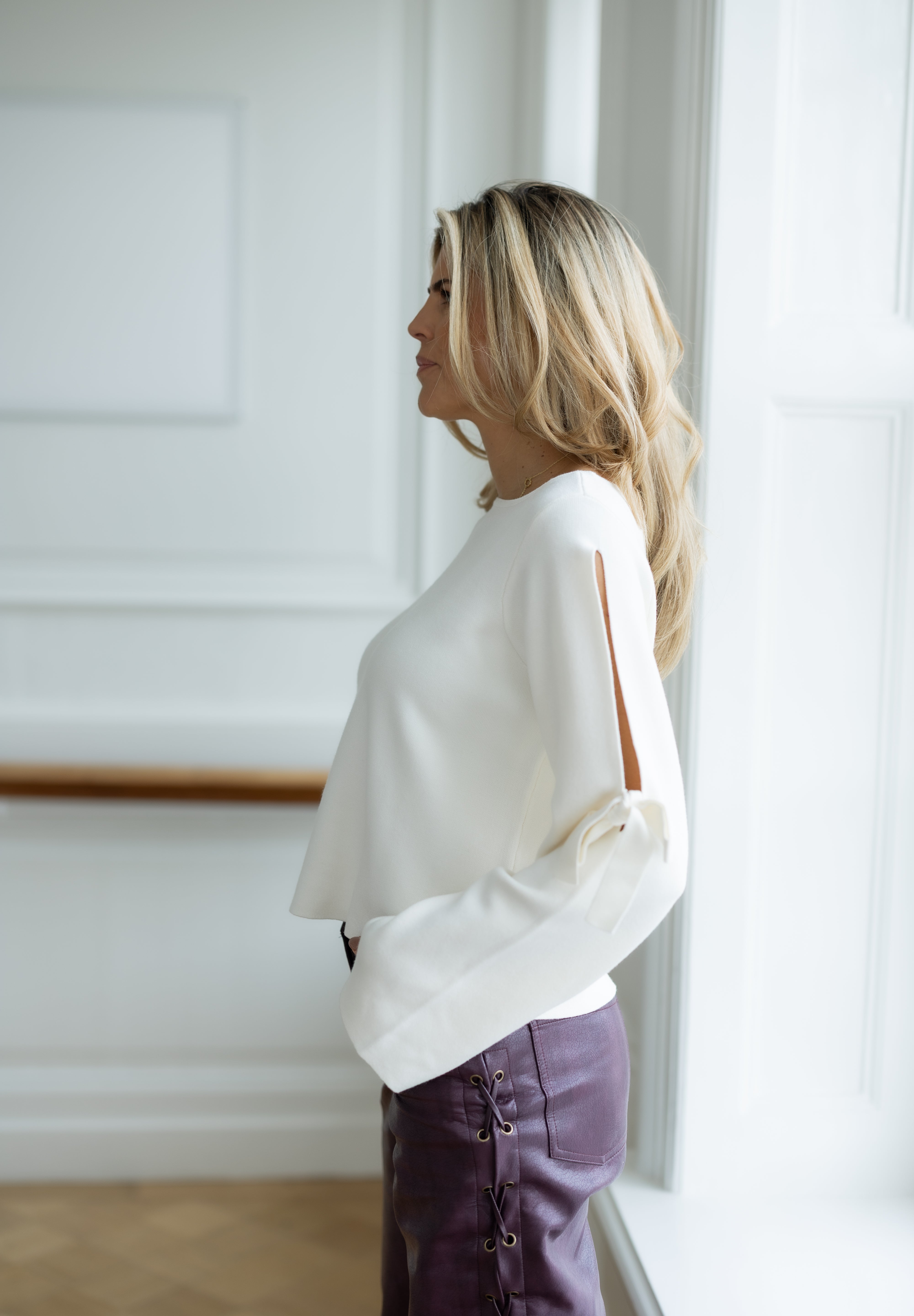 Top Bow Blanche | Studio Poespas