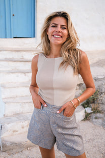 PRE-ORDER: Top Brigi | Sand and shimmer  | Studio Poespas