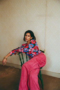 PRE-ORDER: Top Cassie | Multi flower | Harper & Yve