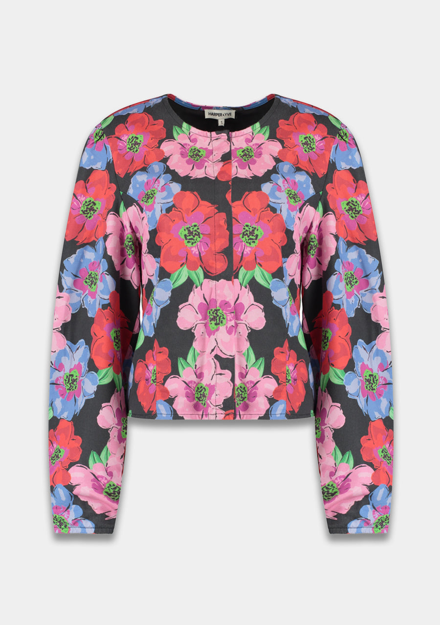PRE-ORDER: Top Cassie | Multi flower | Harper & Yve