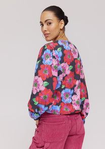 PRE-ORDER: Top Cassie | Multi flower | Harper & Yve