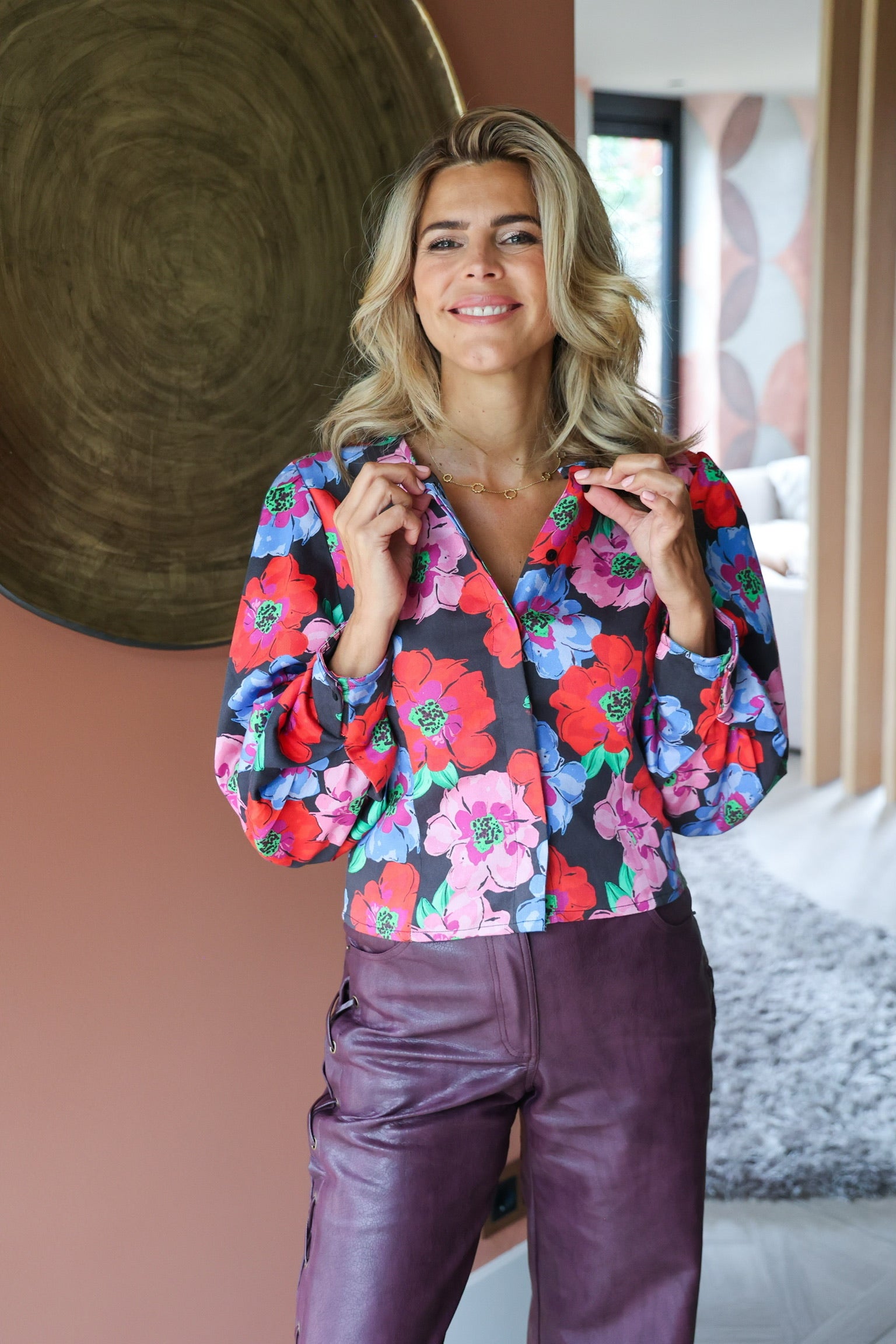 Top Cassie | Multi flower | Harper & Yve