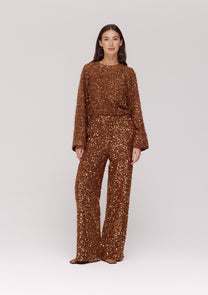 Top Cath | Bronze sequin | Harper & Yve