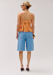 Top Day | Orange sequin | Harper & Yve