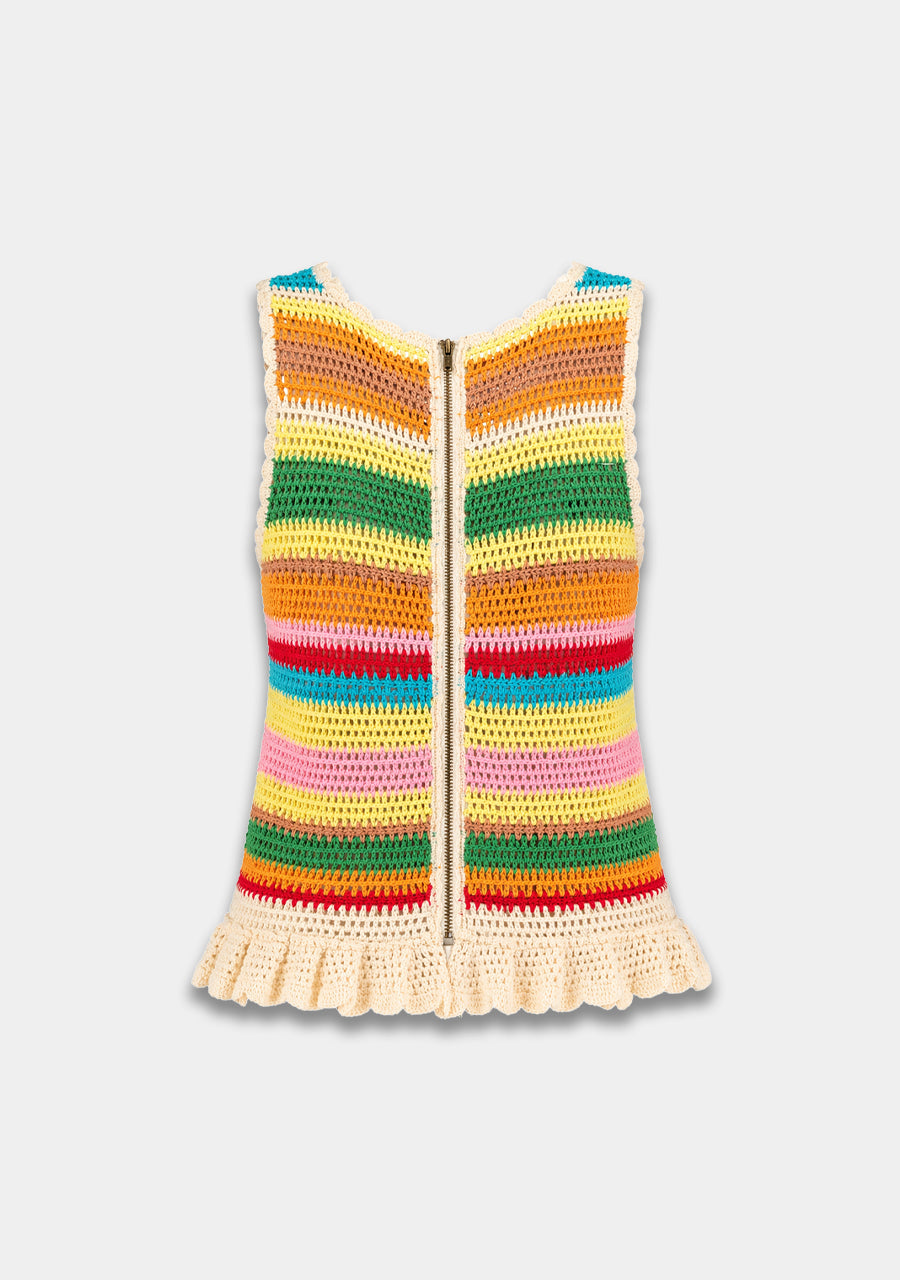 Top Martha | Multi stripe | Harper & Yve