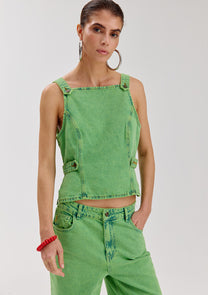 Top Zey | Vibrant green | Harper & Yve