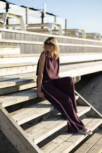 Top Bon bini | Aubergine | Studio Poespas