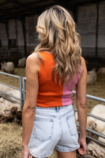 Top Brigi | Orange vs Pink | Studio Poespas