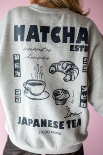 Trui Matcha | Grey | Studio Amaya