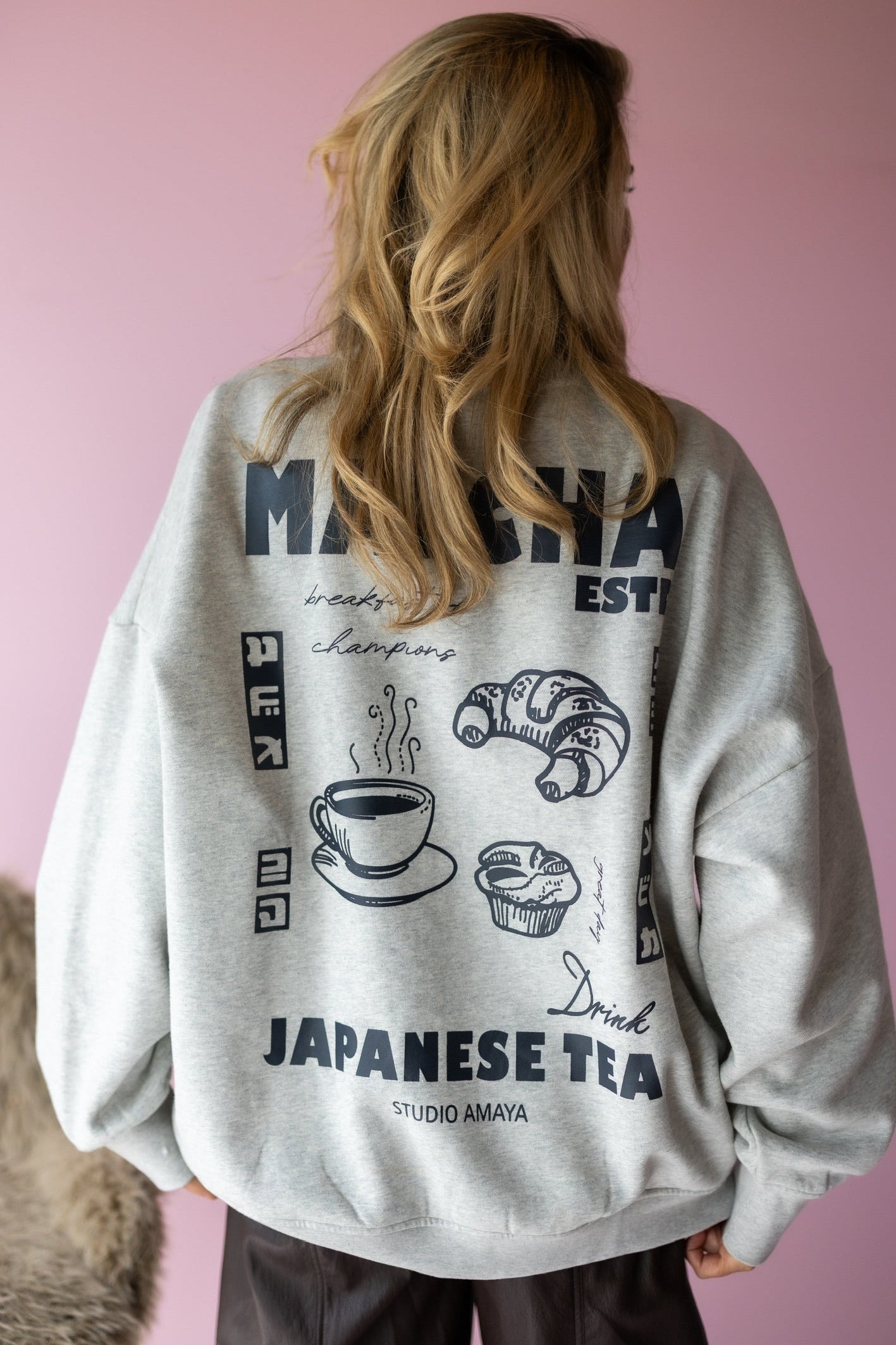 Trui Matcha | Grey | Studio Amaya