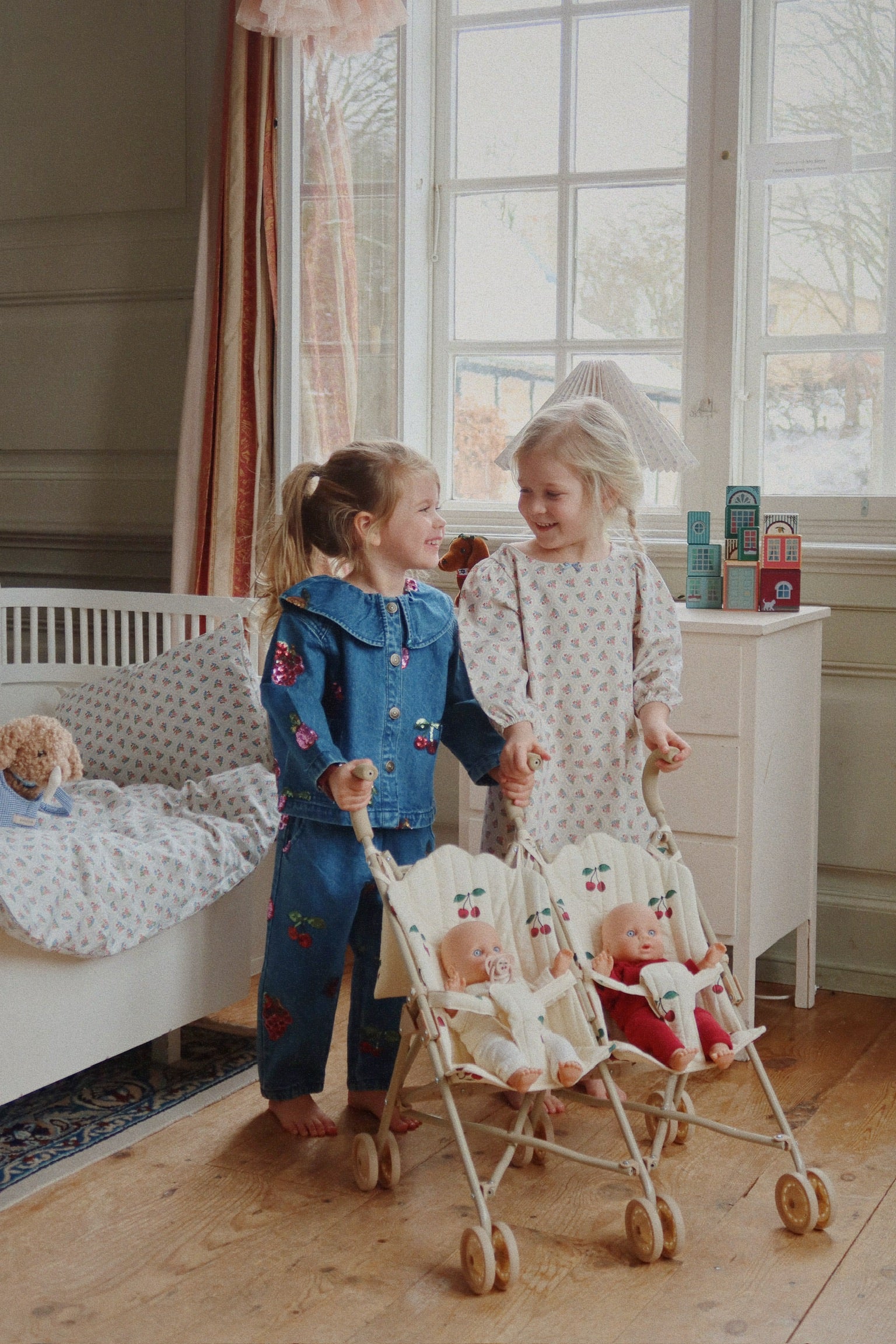 Tweeling poppenbuggy | Ma grande cerise | Konges Slojd