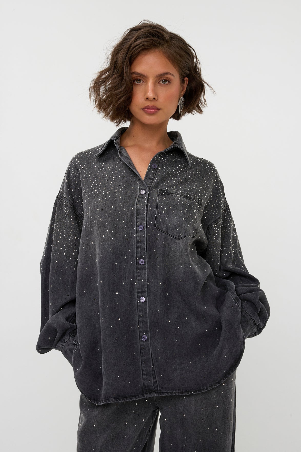 Blouse Vea | Grey | Studio Amaya