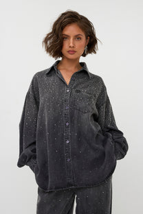 Blouse Vea | Grey | Studio Amaya