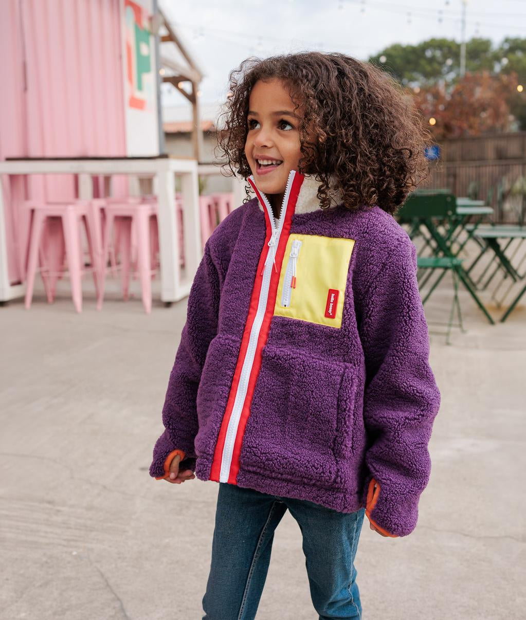 Veste Polaire | Prune | Hello Hossy