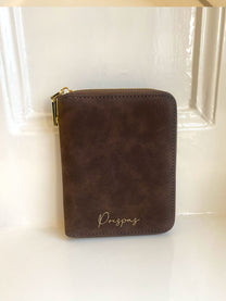 Wallet de luxe | Brown Suede | Studio Poespas