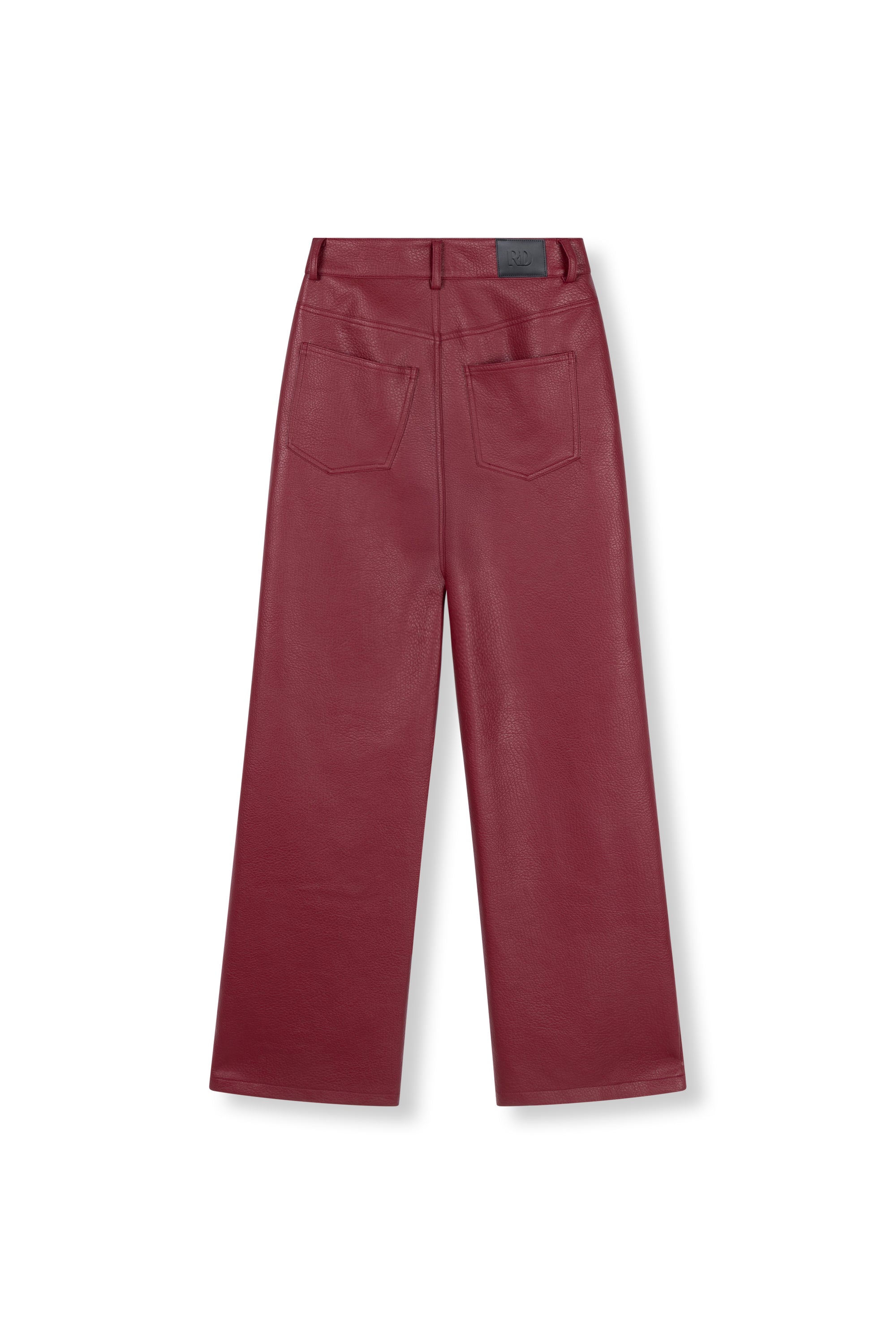 Wide leg pants Esmee | Bordeaux | Refined Department